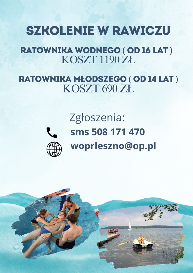 Szkolenie ratownika wodnego